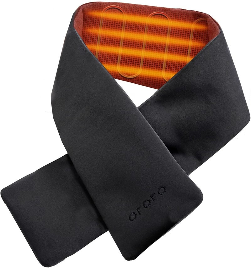 ORORO Heated Scarf, Up to 12 Hours of Warmth, Heated Neck Warmer with Rechargeable Battery - Image 1